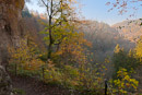 Herbststimmung in der Steilwand oberhalb der Wutach