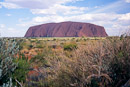 Uluru (Ayers Rock) aus der Entfernung