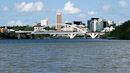 Brisbane River und Merivale Bridge